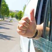 Happy driver