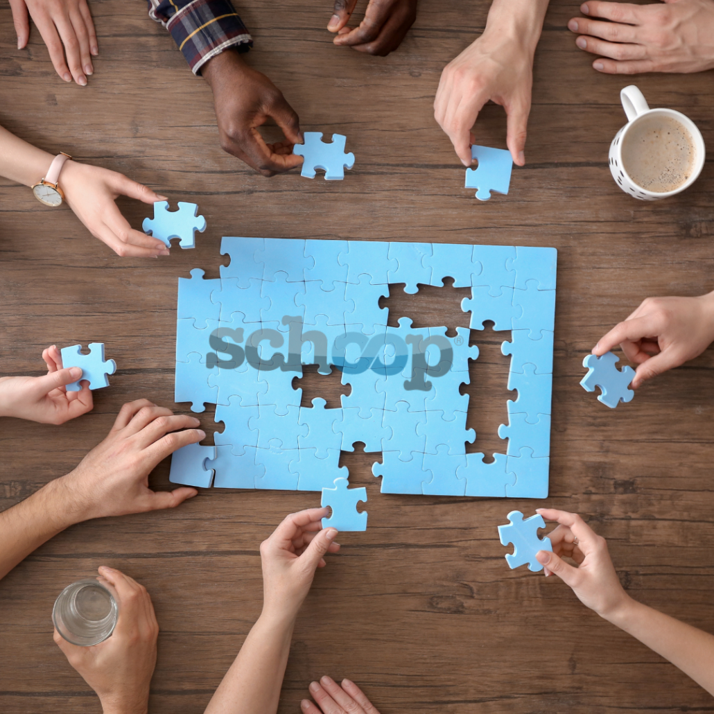 Collaboration - doing Schoop jigsaw together