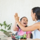 Homeschooling mother and daughter